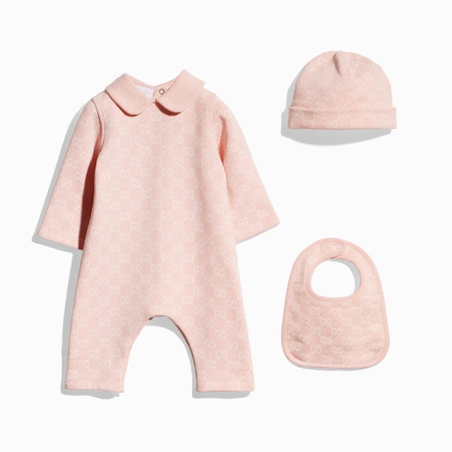 Baby printed cotton gift set