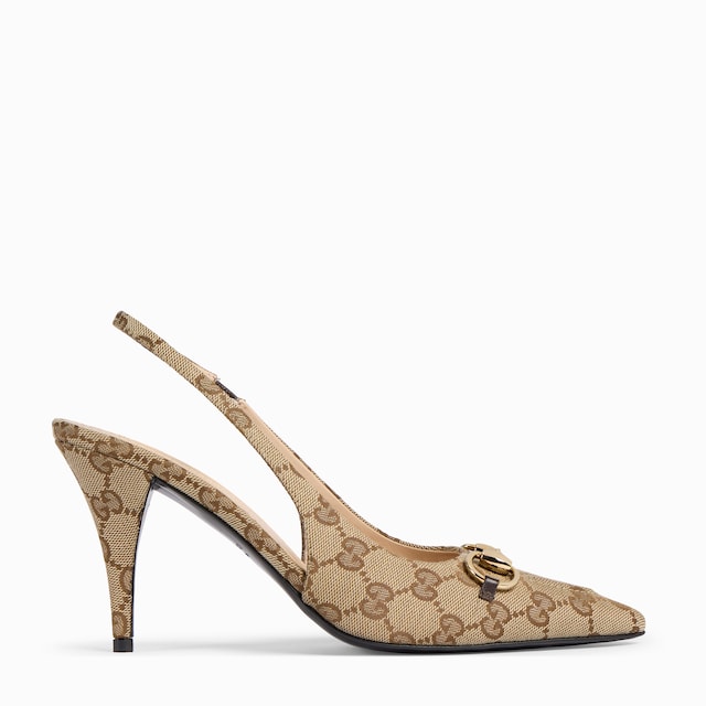 Women's slingback pump with Horsebit