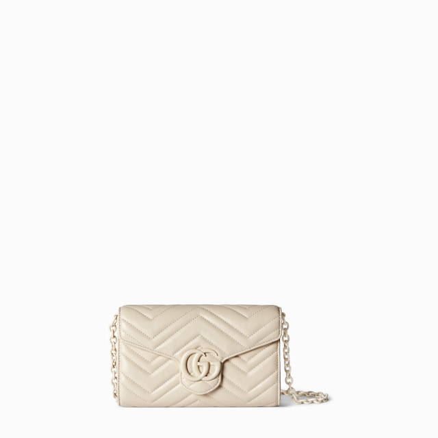 GG Marmont wallet on chain