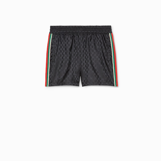 GG print nylon swim shorts