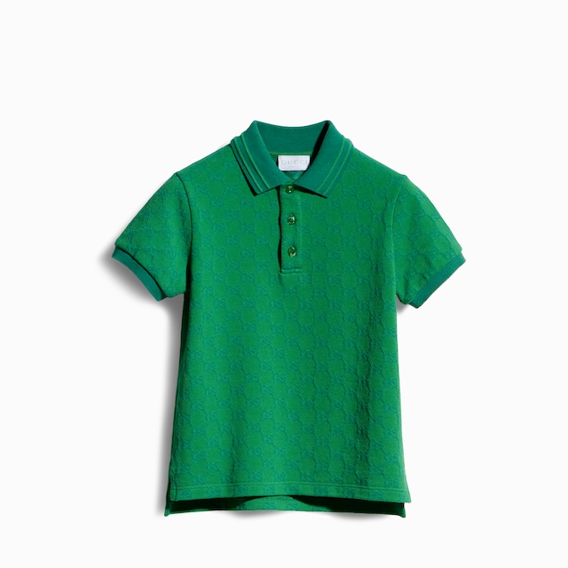 Children's GG cotton polo shirt