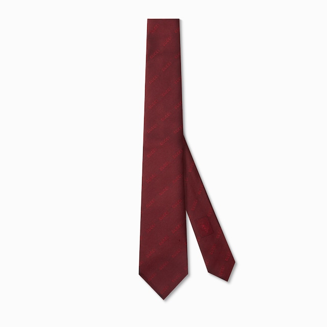 Gucci silk jacquard tie
