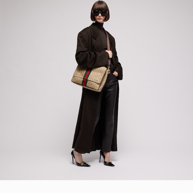 Medium crossbody bag with Web