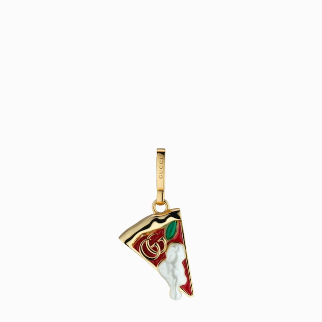 Pizza motif charm