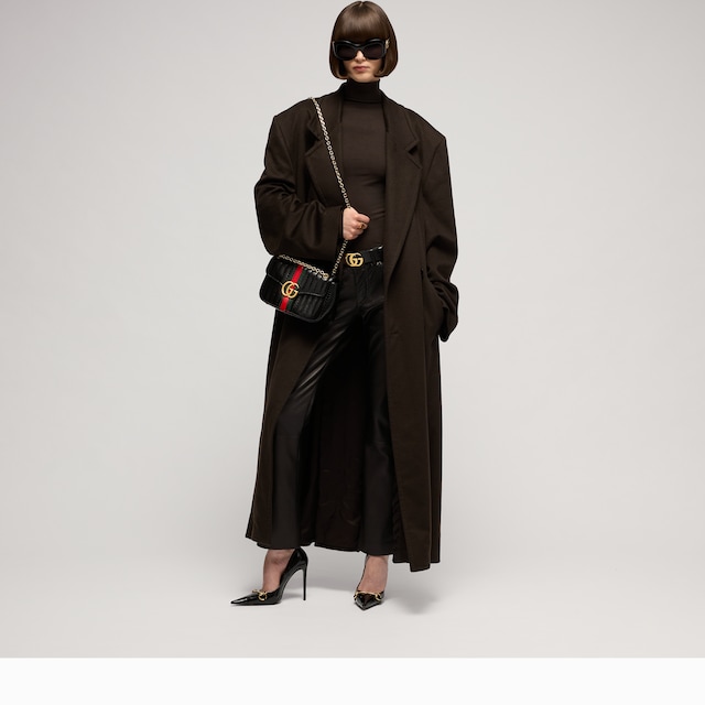 Jetset GG Marmont python medium shoulder bag