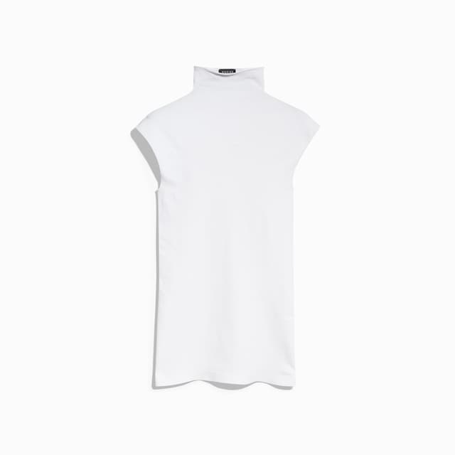 Seamless stretch nylon jersey tank top