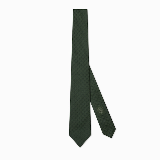 Krawatte aus Seide und Wolle mit GG Jacquard
