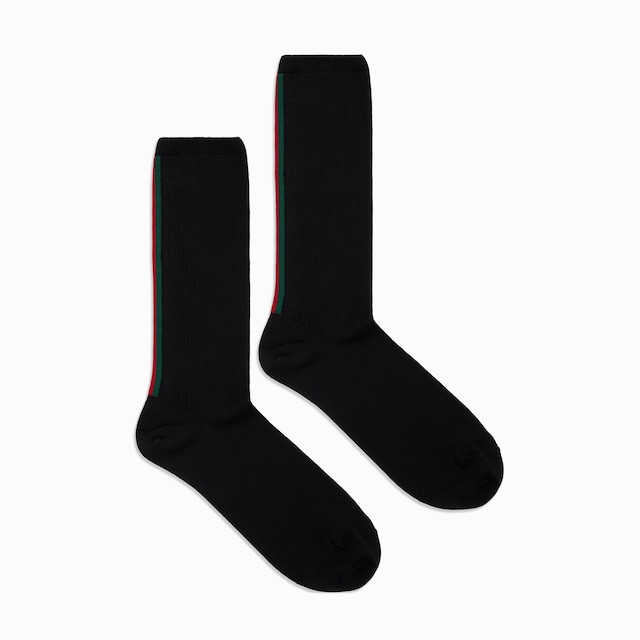 Chaussettes en coton avec bande Web