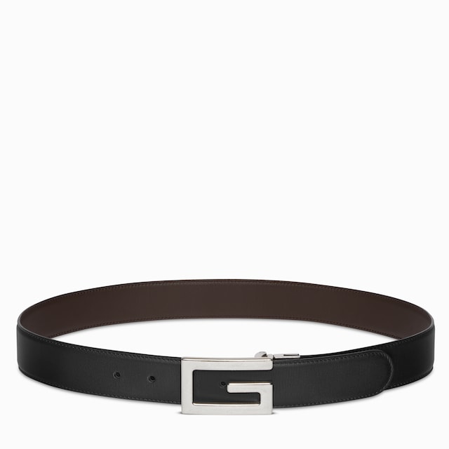 Reversible belt with Square G buckle