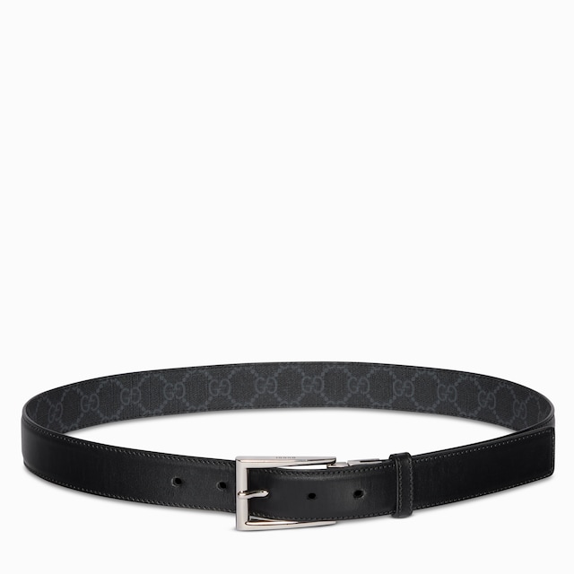 Reversible belt with rectangular buckle