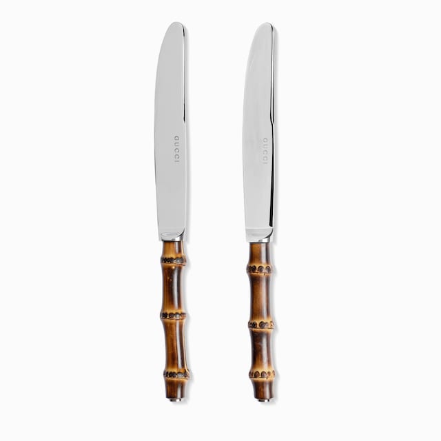 Bamboo knife, set of two