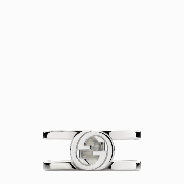 Gucci Interlocking wide ring