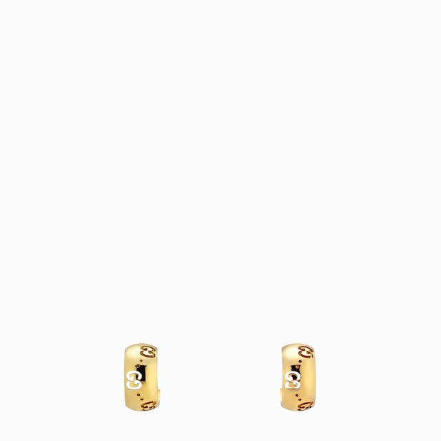 Icon 18k GG hoop earrings