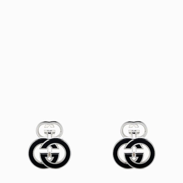 Gucci Interlocking enamel cufflinks