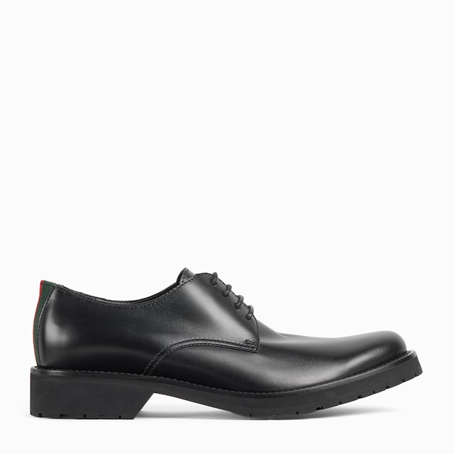 Scarpa stringata uomo con nastro Web
