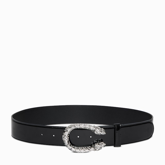 Ceinture large avec boucle Dionysus en cristaux