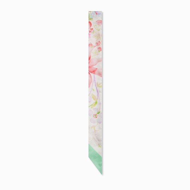 Printed Double G silk ribbon