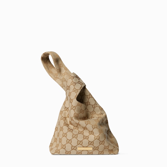 Bolso de mano pequeño y suave con asa superior