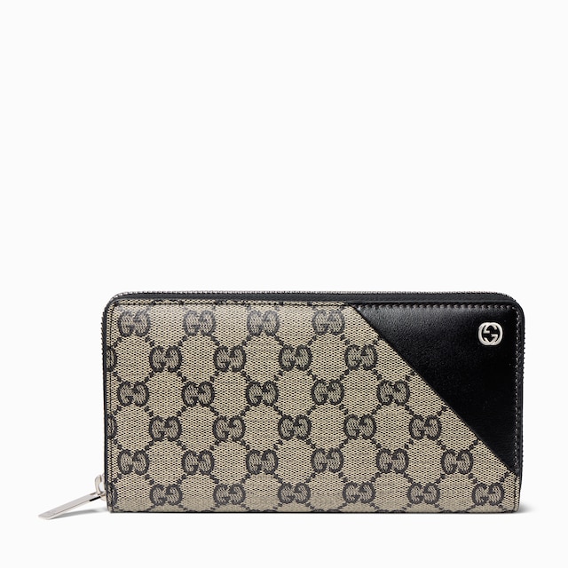 Zip around wallet with Interlocking G
