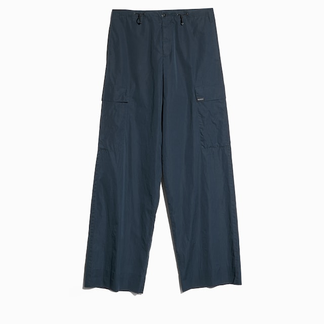 Lightweight matt technical cotton pants