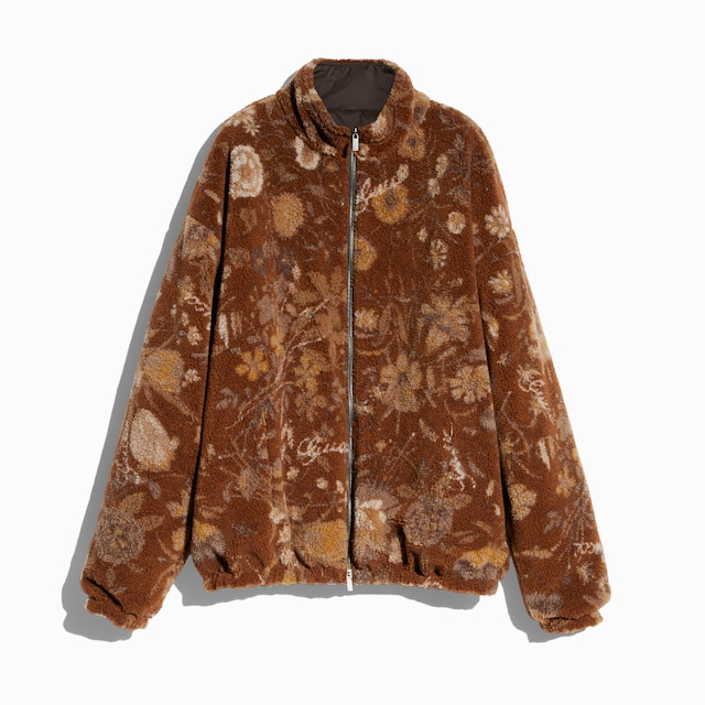 Veste polaire réversible Gucci Flora