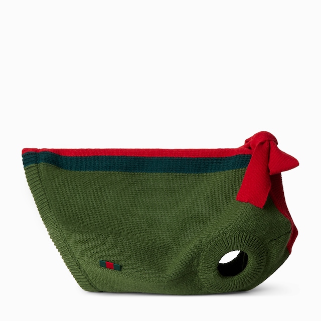 Wool pet sweater with Web