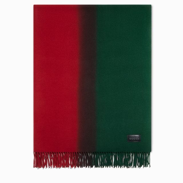 Wool and cashmere Web blanket