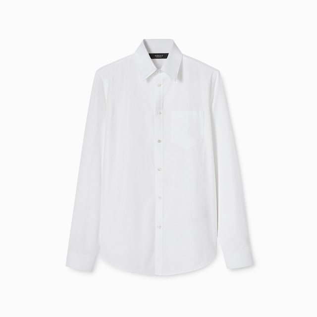Chemise en popeline de coton GG