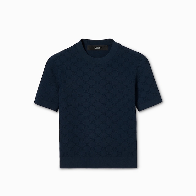 GG fine fabric jacquard top