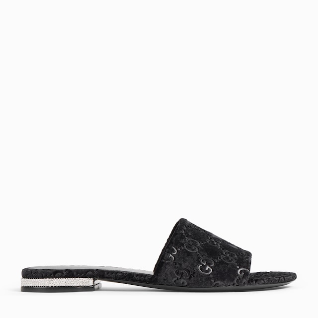 Sandalo slider Castello donna con cristalli