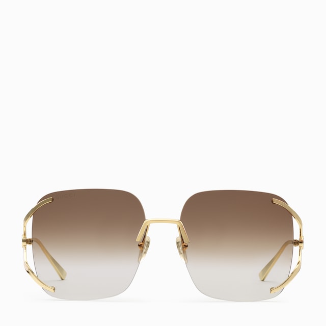 Gafas de sol cuadradas de metal