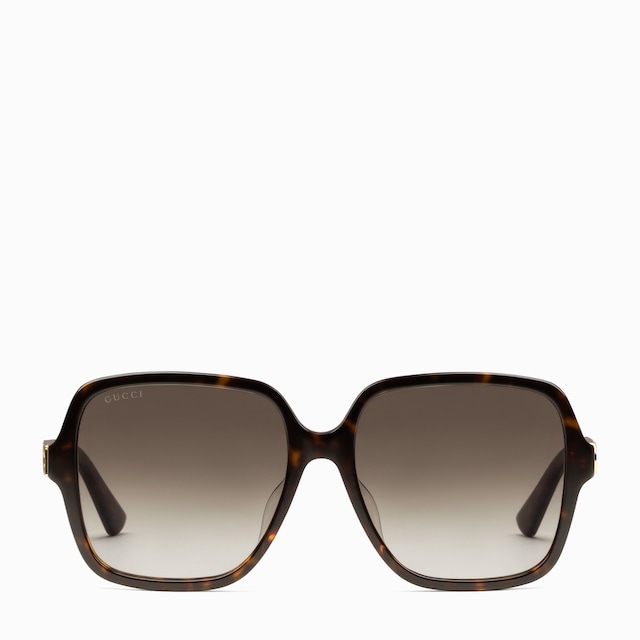 Low nose bridge fit rectangular sunglasses