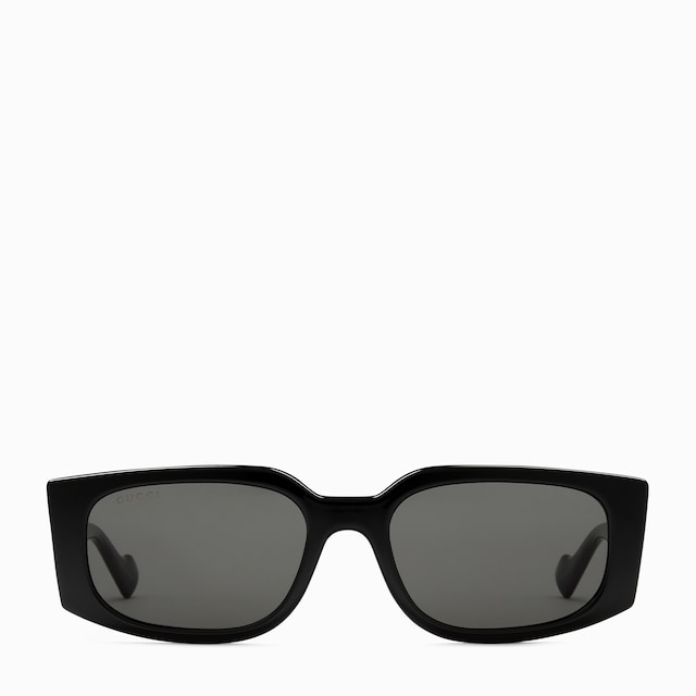 Rectangular-frame sunglases