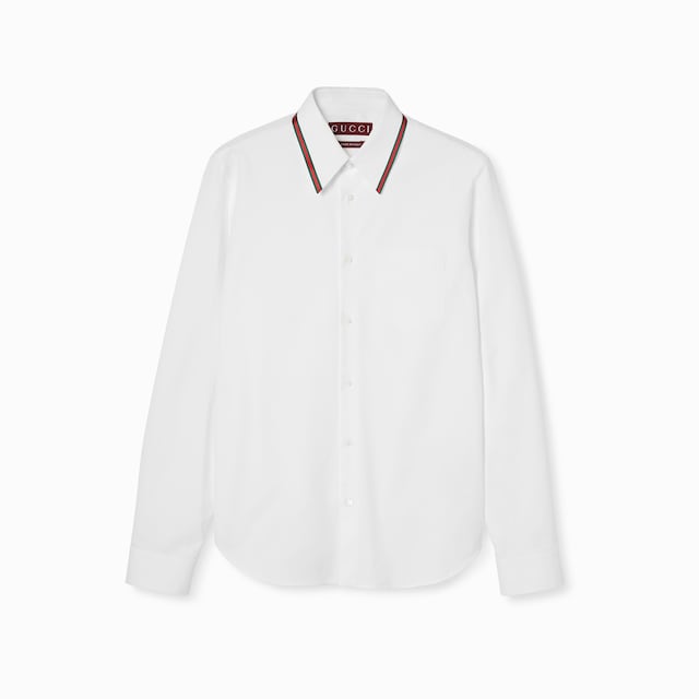 Oxford cotton shirt with Web