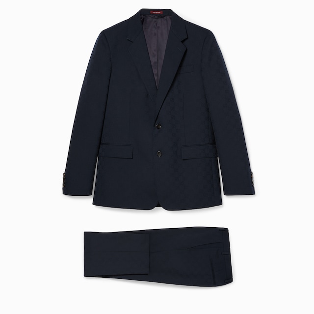 GG wool jacquard suit