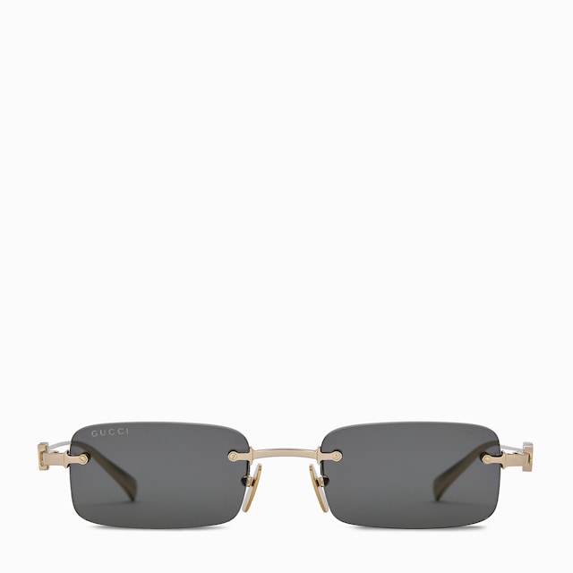 Rectangular frame sunglasses