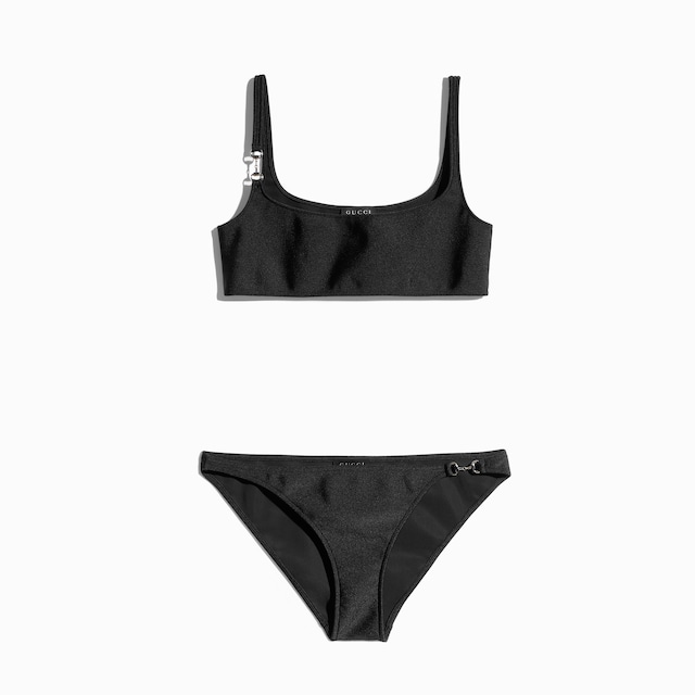 Bikini en jersey étincelant avec Mors