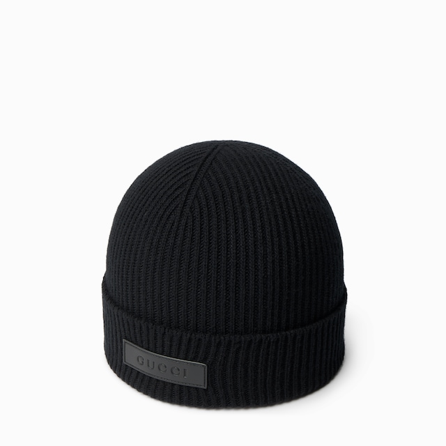Rib wool hat