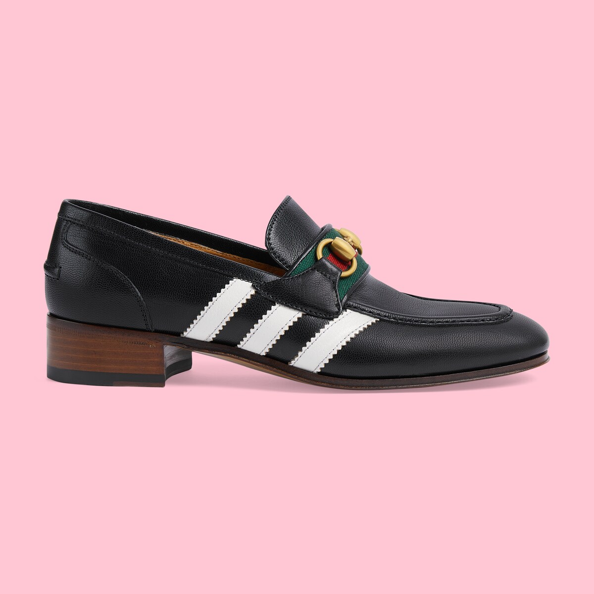 adidas x Gucci women's loafer in black leather GUCCI® US