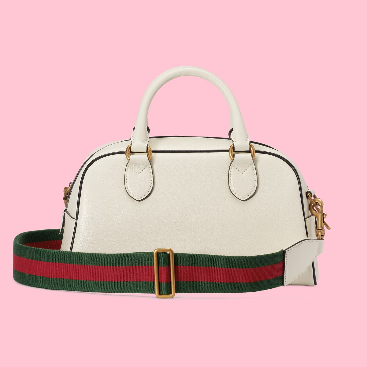 adidas x Gucci mini duffle bag in offwhite leather GUCCI® Australia