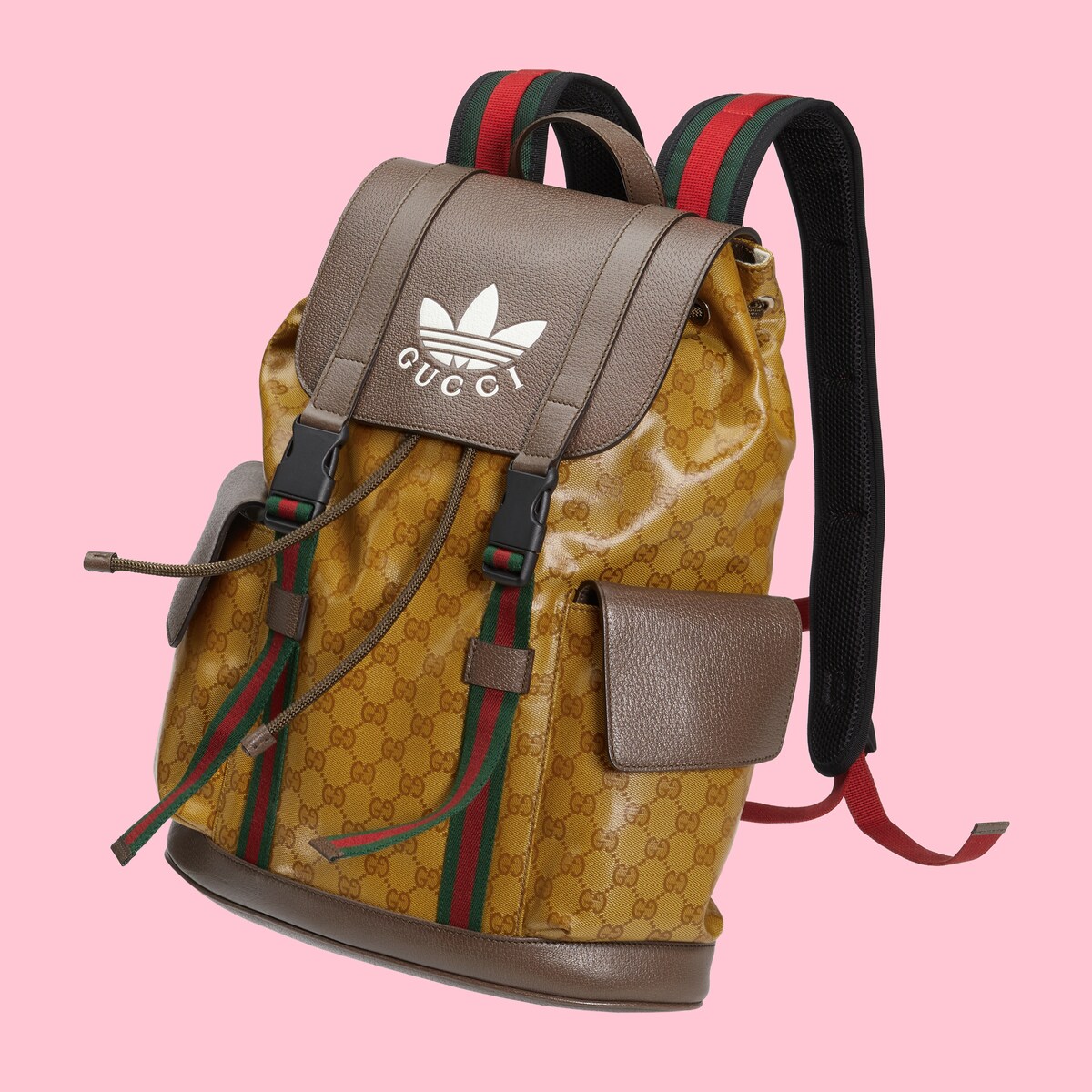 adidas x Gucci backpack in beige and brown Crystal canvas GUCCI® US
