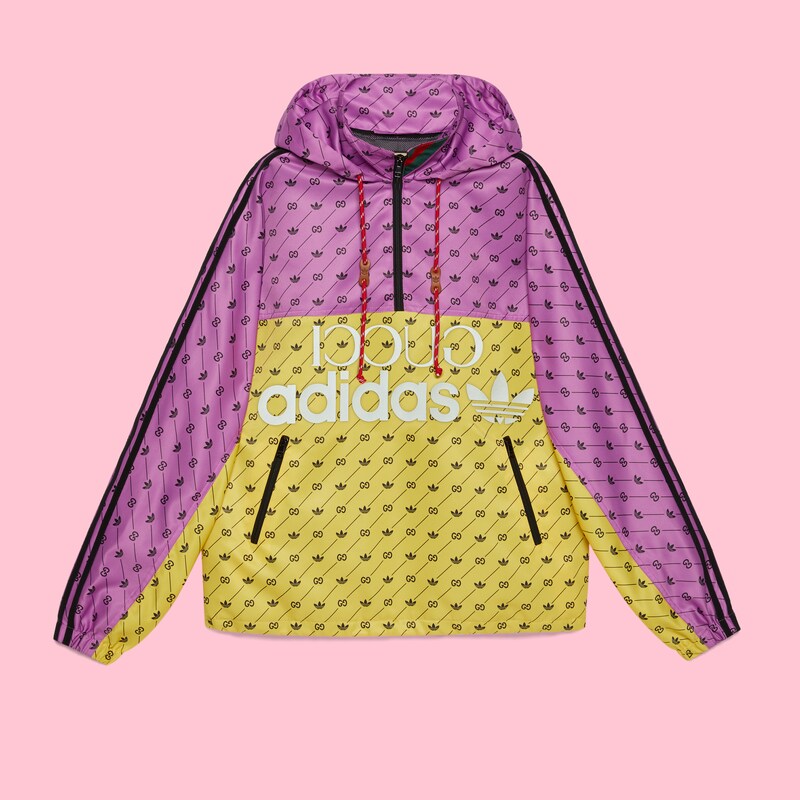 adidas x Gucci ボンバージャケットイエロー&パープル | GUCCI® JP