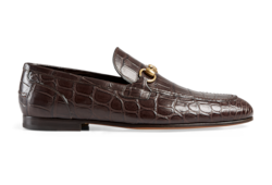 Crocodile gucci loafers hotsell