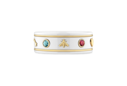 アイコン〕オンrナイン限定 ジェムストーン付き リング18K
