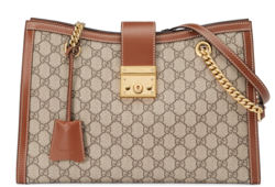 Gucci padlock leather shoulder bag hotsell