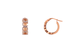 GUCCI' letter hoop earrings in rose gold-toned | GUCCI® US GUCCI' letter hoop earrings in rose gold-toned | GUCCI® US