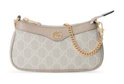 Ophidia mini bag in beige and white Supreme GUCCI UK