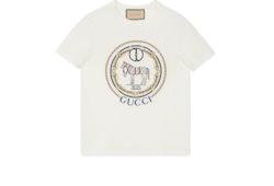 インターロッキングG コットンジャージー Tシャツブラック