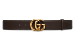 Brown double g gucci belt online