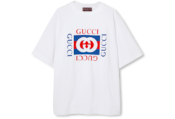 Gucci スクリプト プリント コットン Tシャツブラック | GUCCI公式